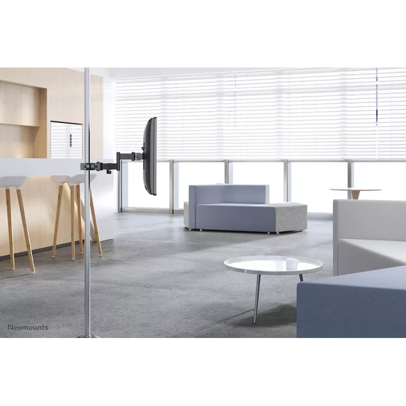 Suporte de montagem em mastro para TV Neomounts FL40-450BL11 17-32 polegadas - Diâm. 28-60 mm - Full-Motion