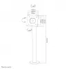 Suporte para monitor Neomounts NS-DPOS100Preto 10-32 polegadas - Montagem passante