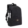 Mochila Rivacase 7923 33,8 cm 13,3 polegadas preto branco
