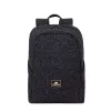 Mochila Rivacase 7923 33,8 cm 13,3 polegadas preto branco