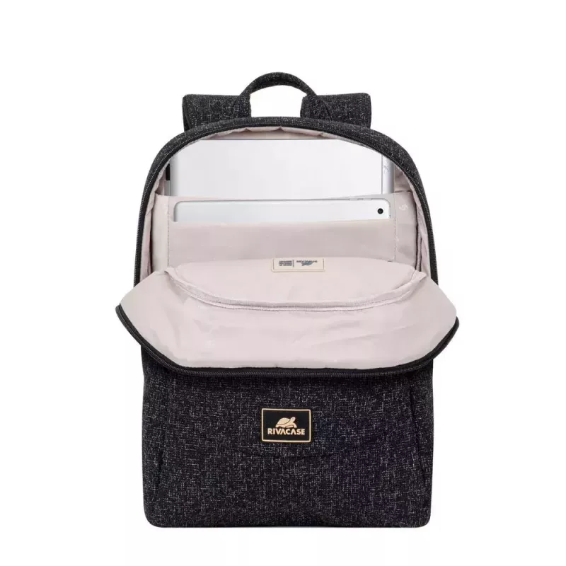 Mochila Rivacase 7923 33,8 cm 13,3 polegadas preto branco