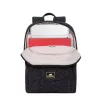 Mochila Rivacase 7923 33,8 cm 13,3 polegadas preto branco