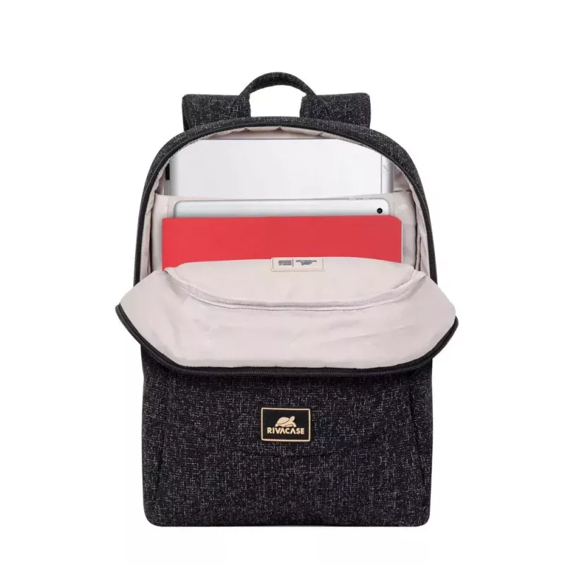 Mochila Rivacase 7923 33,8 cm 13,3 polegadas preto branco