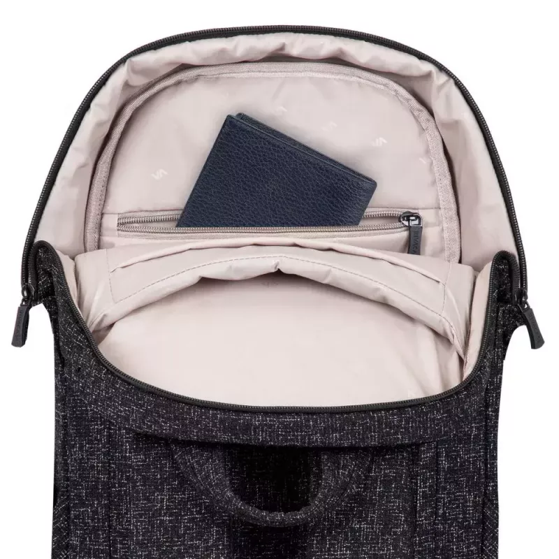 Mochila Rivacase 7923 33,8 cm 13,3 polegadas preto branco