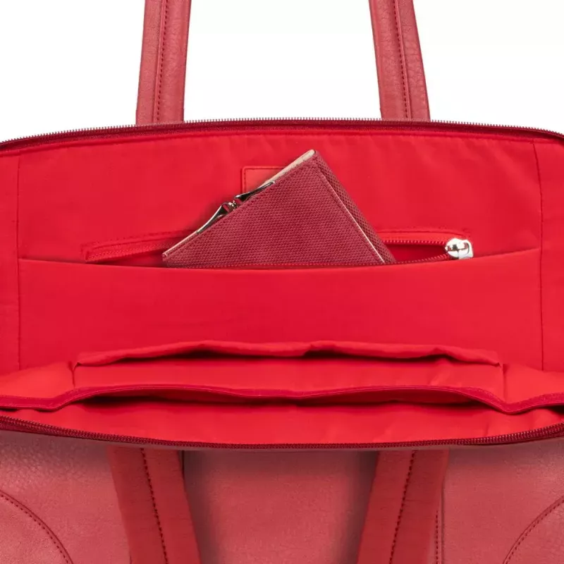 Mala de senhora Rivacase 8992 35,6 cm (14 polegadas) vermelho