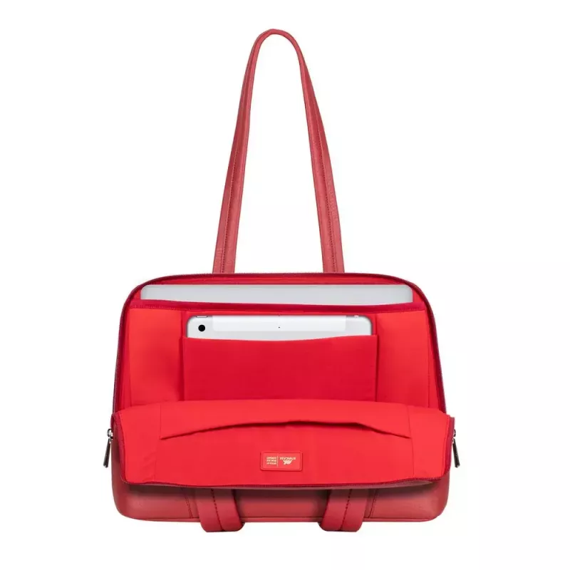 Mala de senhora Rivacase 8992 35,6 cm (14 polegadas) vermelho