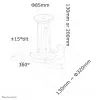 Suporte de teto para projetor Neomounts BEAMER-C80 – h 13–20 cm – totalmente articulado