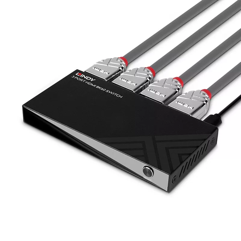 Lindy 38369 comutador HDMI de 3 portas 8K60