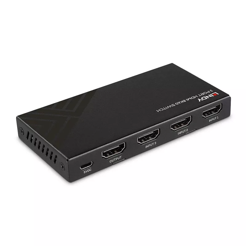 Lindy 38369 comutador HDMI de 3 portas 8K60