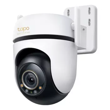 Câmara de segurança Wi-Fi exterior com rotação/inclinação TP-Link ESPEC: 3K 5MP (2880x1620), 2,4 GHz, 2 × antenas externas, 1 × porta Ethernet, horizontal 360°