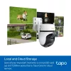 Câmara de segurança Wi-Fi exterior com rotação/inclinação TP-Link ESPEC: 3K 5MP (2880x1620), 2,4 GHz, 2 × antenas externas, 1 × porta Ethernet, horizontal 360°