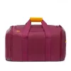 Mala de viagem Rivacase Dijon 35 L poliéster bordô