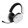 Headset Trust GXT 491W FAYZO com fios e sem fios, arco de cabeça, gaming, USB Type-C, Bluetooth, preto, branco