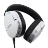 Headset Trust GXT 491W FAYZO com fios e sem fios, arco de cabeça, gaming, USB Type-C, Bluetooth, preto, branco
