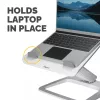Suporte para portátil de secretária Fellowes – Hana LT para casa e escritório – suporte ajustável com 3 alturas – tamanho máx. de monitor 19