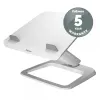 Suporte para portátil de secretária Fellowes – Hana LT para casa e escritório – suporte ajustável com 3 alturas – tamanho máx. de monitor 19