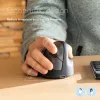 Rato ergonómico R-Go Tools R-Go HE Break com software de pausas, grande (tamanho de mão ≥ 185 mm), para destros, Bluetooth, preto