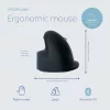 Rato ergonómico R-Go Tools R-Go HE Break com software de pausas, grande (tamanho de mão ≥ 185 mm), para destros, Bluetooth, preto