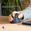 Rato ergonómico R-Go Tools R-Go HE Break com software de pausas, médio (tamanho de mão 165-185 mm), para destros, Bluetooth, preto