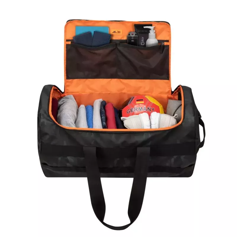 Saco de viagem Rivacase Sherwood 60 L poliéster poliuretano azul-marinho