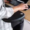 Apoio de braços R-Go Tools R-Go, ergonómico, simétrico, com recorte abdominal, espuma macia, preto