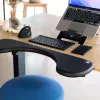 Apoio de braços R-Go Tools R-Go, ergonómico, simétrico, com recorte abdominal, espuma macia, preto