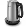Chaleira elétrica Philips HD9359/90 1,7 L, 2200 W, corpo em aço inoxidável, preto metálico