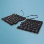 Teclado ergonómico R-Go Tools R-Go Split Break v2 com software Break, teclado dividido ergonómico, QWERTY (UK), com fios, preto