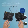 Teclado ergonómico R-Go Tools R-Go Split Break v2 com software Break, teclado dividido ergonómico, QWERTY (UK), com fios, preto