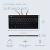 Teclado ergonómico R-Go Tools R-Go Split Break v2 com software Break, teclado dividido ergonómico, QWERTY (UK), com fios, preto