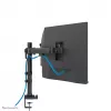 Braço de monitor para secretária Neomounts DS60-600BL3 fixação por grampo/passagem pela secretária 10–27