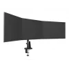 Braço de monitor para secretária Neomounts DS60-600BL3 fixação por grampo/passagem pela secretária 10–27