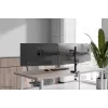 Braço de monitor para secretária Neomounts DS60-600BL3 fixação por grampo/passagem pela secretária 10–27