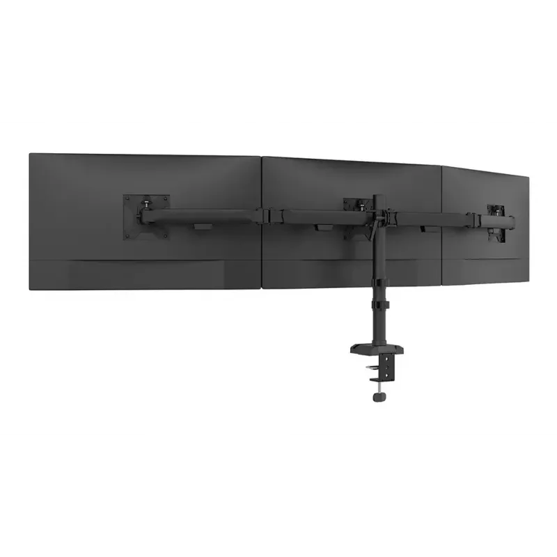 Braço de monitor para secretária Neomounts DS60-600BL3 fixação por grampo/passagem pela secretária 10–27