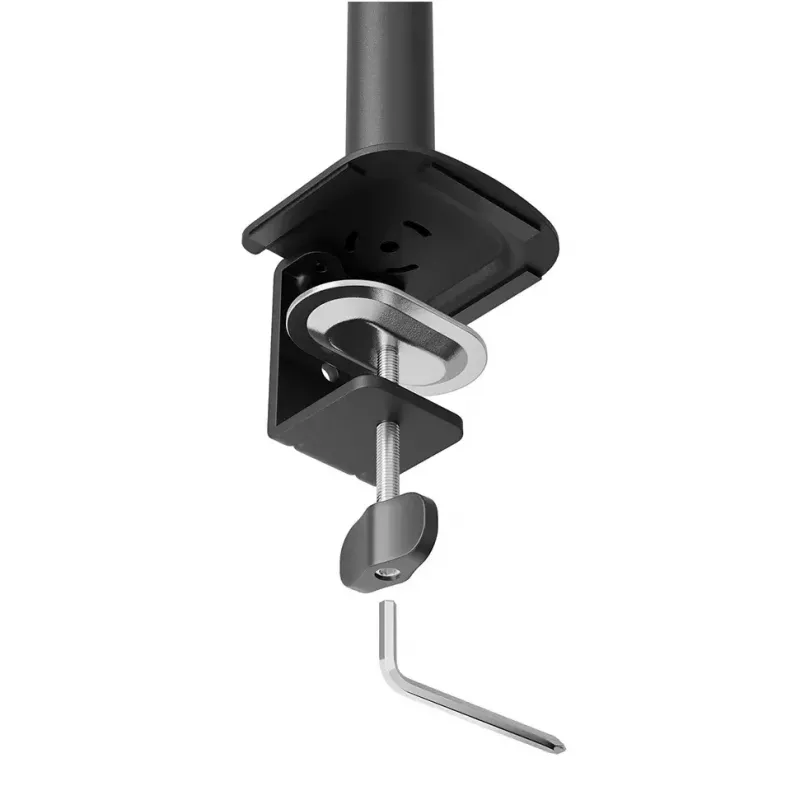 Braço de monitor para secretária Neomounts DS60-600BL3 fixação por grampo/passagem pela secretária 10–27