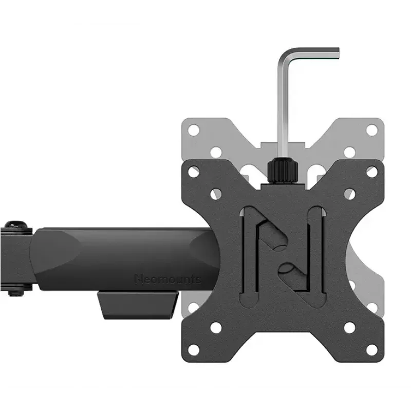 Braço de monitor para secretária Neomounts DS60-600BL3 fixação por grampo/passagem pela secretária 10–27