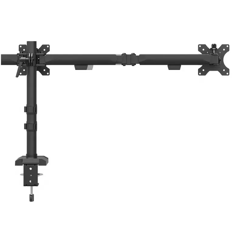 Braço de monitor para secretária Neomounts DS60-600BL3 fixação por grampo/passagem pela secretária 10–27