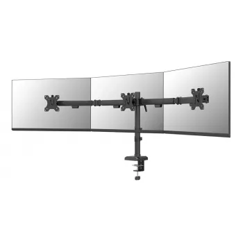 Braço de monitor para secretária Neomounts DS60-600BL3 fixação por grampo/passagem pela secretária 10–27