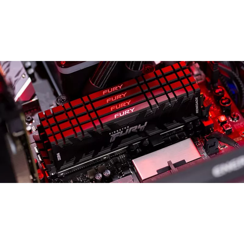 Kingston FURY Renegade RGB KF432C16RB2AK2/16 memória RAM 16 GB (2x8 GB) DDR4 3200 MT/s CL16 Non-ECC DIMM 288 pinos