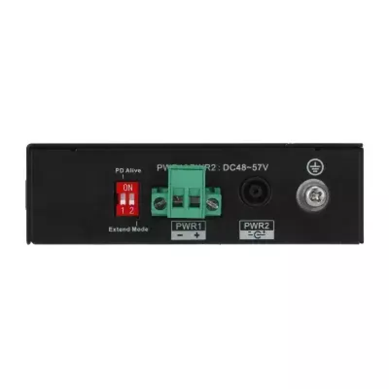 Switch de rede Dahua Technology PoE PFS3106-4ET-60-V2 Unmanaged L2 Fast Ethernet (10/100) preto