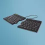 Teclado ergonómico R-Go Tools R-Go Split Break com software de pausas, teclado dividido ergonómico, QWERTY (US), Bluetooth, preto