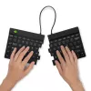 Teclado ergonómico R-Go Tools R-Go Split Break com software de pausas, teclado dividido ergonómico, QWERTY (US), Bluetooth, preto