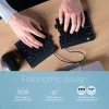 Teclado ergonómico R-Go Tools R-Go Split Break com software de pausas, teclado dividido ergonómico, QWERTY (US), Bluetooth, preto