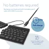 Teclado ergonómico R-Go Tools R-Go Split Break com software de pausas, teclado dividido ergonómico, QWERTY (US), Bluetooth, preto