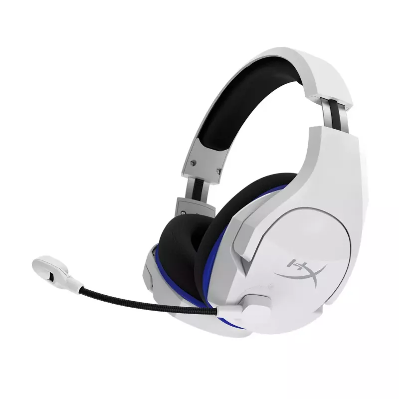 HyperX Cloud Stinger Core – Headset de gaming sem fios (branco-azul) – PS5-PS4