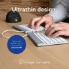 Teclado ergonómico R-Go Tools R-Go Split Break com software de pausas, teclado dividido ergonómico, QWERTY (US), Bluetooth, branco