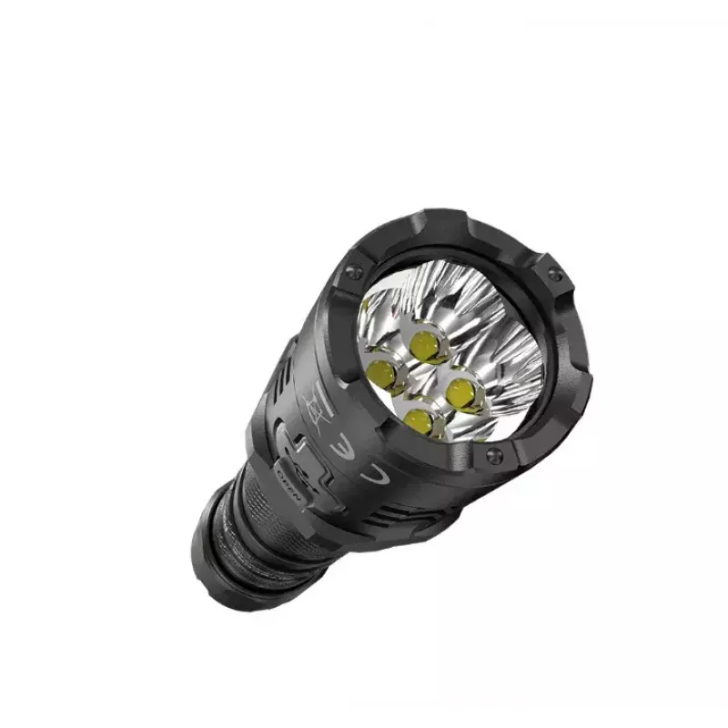 Lanterna tática Nitecore P20iX preta 4000 lm USB recarregável