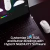 HyperX Pulsefire Haste 2 Mini - Rato de gaming sem fios (branco)