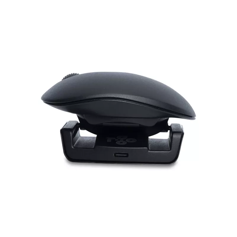 Rato ergonómico R-Go Tools R-Go Twister, com software de pausas, rato ambidextro para ambas as mãos, dobrável, Bluetooth e com fios