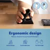 Rato ergonómico R-Go Tools R-Go Twister, com software de pausas, rato ambidextro para ambas as mãos, dobrável, Bluetooth e com fios